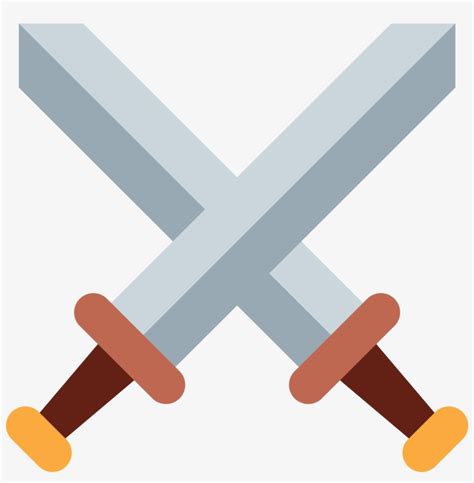 Crossed Swords - Crossed Swords Emoji - Free Transparent PNG Download ...