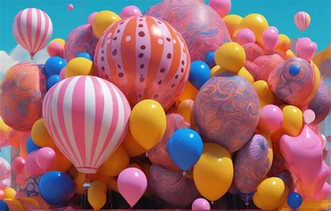 Premium Photo | Colorful balloons background