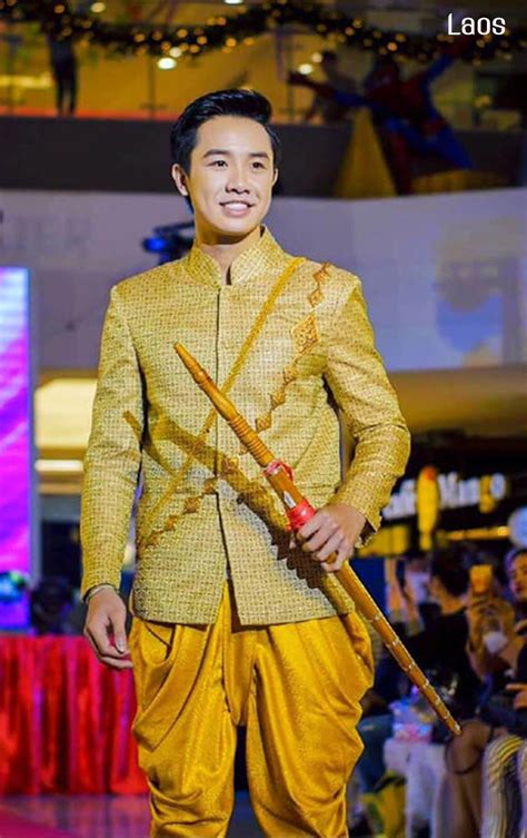 Lao traditional dress in Laos PDR ©️credit: Mister Global Laos. Laos's ...