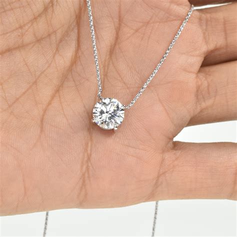 Pear Shaped Lab Grown Diamond Necklace – NIYA K