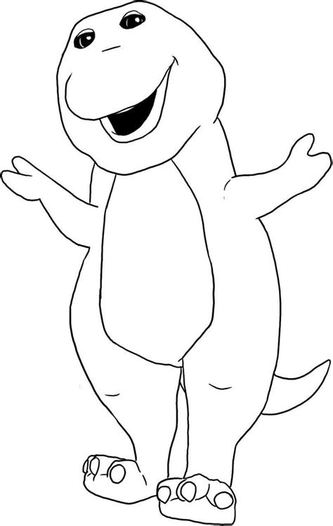 Free Printable Barney Coloring Pages For Kids | Cartoon coloring pages ...