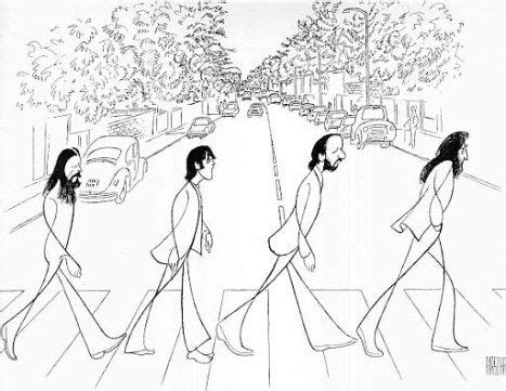 Abbey Road drawing | Beatles art, Abbey road, Beatles abbey road