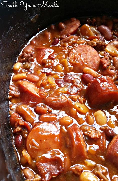 Crock Pot Baked Beans With Bacon And Ground Beef - Beef Poster