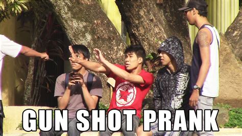 Fake Gun Prank - Pinoy Public Pranks - YouTube