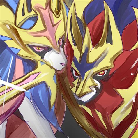 Download Zamazenta And Zacian Sketch Wallpaper | Wallpapers.com