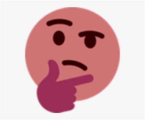 Thinking Face Emoji Know Your Meme - Discord Thinking Emoji Original - Free Transparent PNG ...