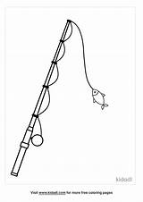 Fishing Pole Coloring Pages sketch template