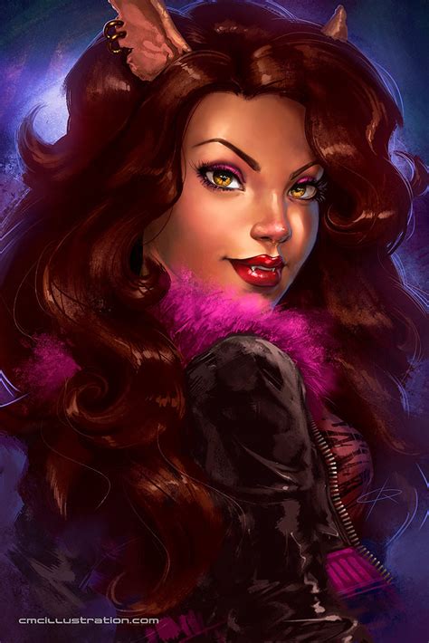 ArtStation - Clawdeen Wolf portrait