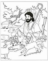 Download Or Print This Amazing coloring Page Sunday School Lost Sheep  sketch template