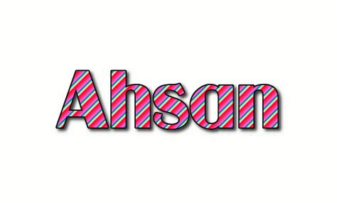 Ahsan Logo | Free Name Design Tool from Flaming Text