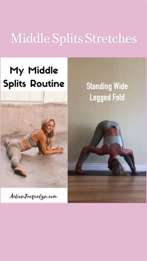 Middle Splits Stretches: An immersive guide by Action Jacquelyn | Yoga & Barre Instructor