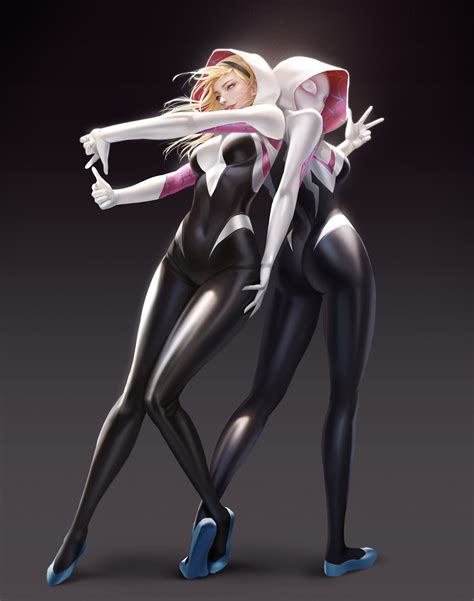 Spider Gwen Art, Marvel Spider Gwen, Marvel Spiderman Art, Spider Girl, Superhero Art, Marvel ...