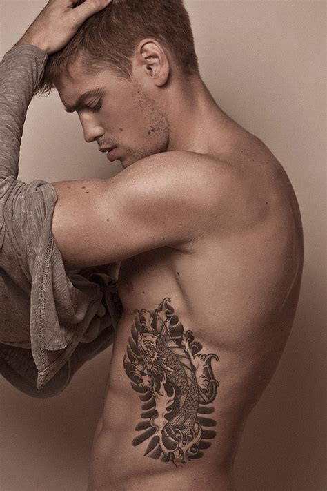 Awesome Rib Cage Tattoos For Men