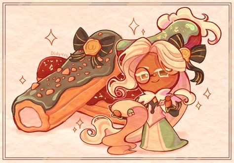 Cookie Run: Kingdom on Twitter: "Eclair with an ECLAIR? A historic moment! 🧐 ️ Fanart by ...