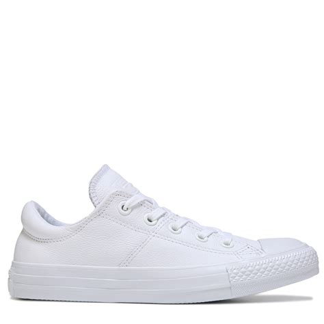 Converse Chuck Taylor All Star Madison Low Leather Sneakers in White - Lyst