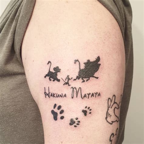 Hakuna Matata Tattoo Ideas Celebrating a Life Without Worries