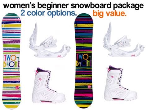 2B1 Women’s Beginner Snowboard Package – 50% Off – Snowboard Package Co.