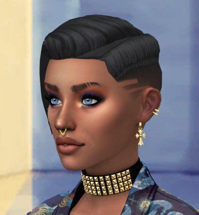 Sims4Satan_Trust_No_Bitch_Hair Undercut Women, Undercut Pixie, Undercut ...