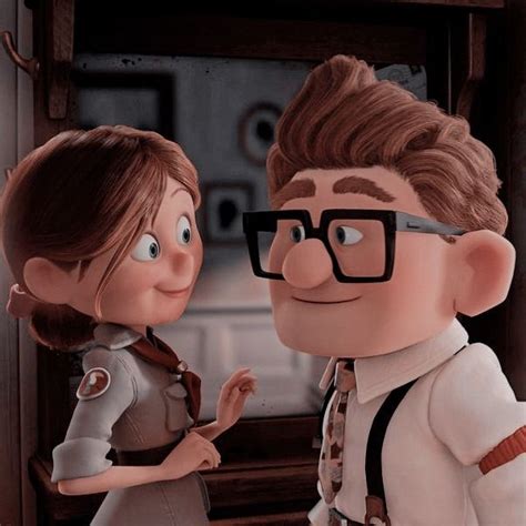 movie: up / characters: carl & ellie | Up carl and ellie, Cute disney characters, Disney cuties