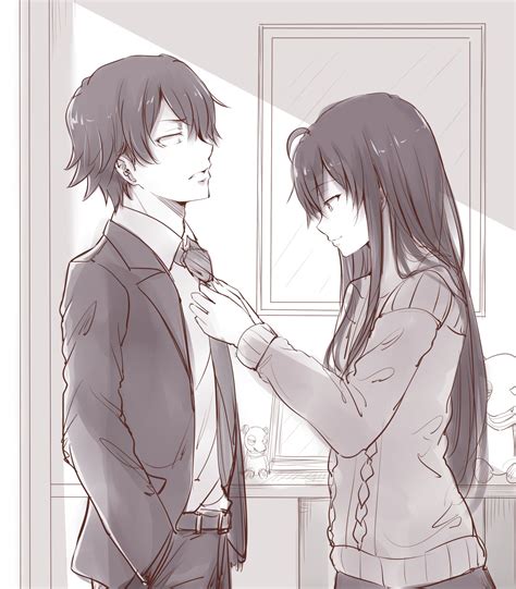 [Fanart] Yukino X Hachiman [Ponpon] looks like he is back : r/OreGairuSNAFU