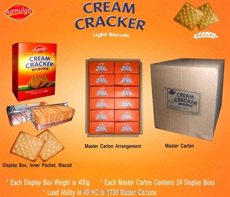 Cream Cracker Biscuits 400g - Buy Cream Cracker Biscuits,Health ...