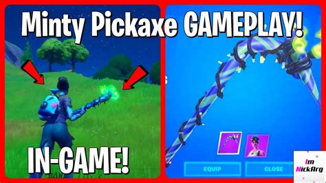 *NEW* Merry Mint “Minty” Pickaxe GAMEPLAY! (Exclusive & In Game) | Fortnite - YouTube