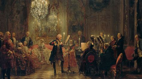 frederick, The, Great, The, Flute, Concert, Of, Sanssouci, Menzel ...