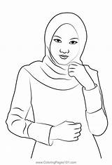 Beautiful Model Coloring Page For Kids  Free Women Printable sketch template