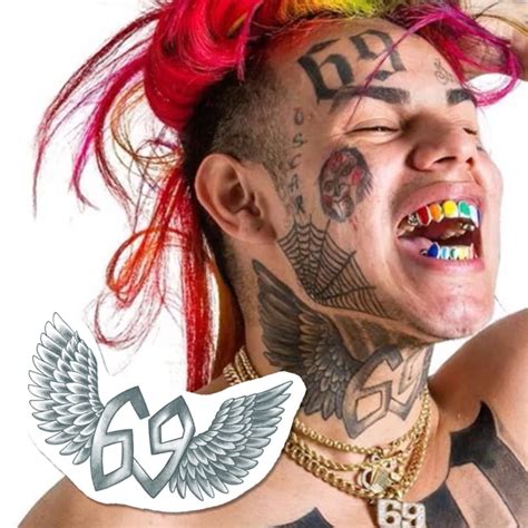 6ix9ine Neck Tattoo 6ix9ine Neck Temporary Tattoo / 6ix9ine - Etsy Schweiz