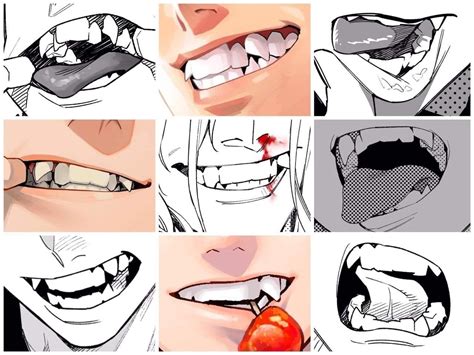 Teeth Drawing Reference and Sketches for Artists
