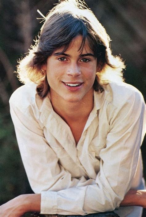 Rob Lowe | Young celebrities, Rob lowe young, Famous faces