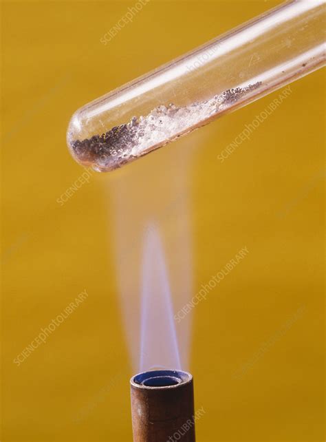 Silver oxide decomposition - Stock Image - A500/0461 - Science Photo ...