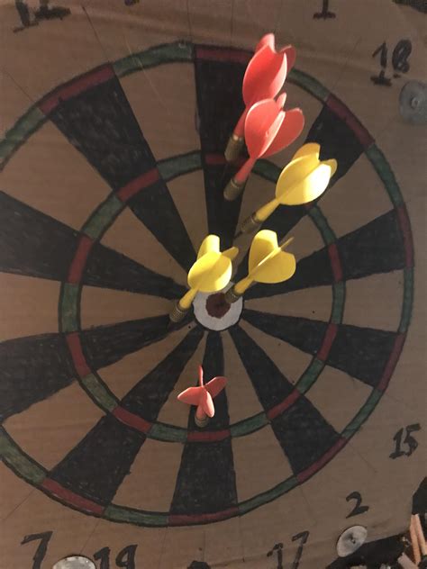 Homemade dart board : r/Darts