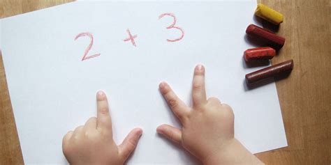 Clever kids count on their fingers