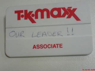 My Name Badge at TK Maxx | I'm teh leader!! This was found l… | Flickr