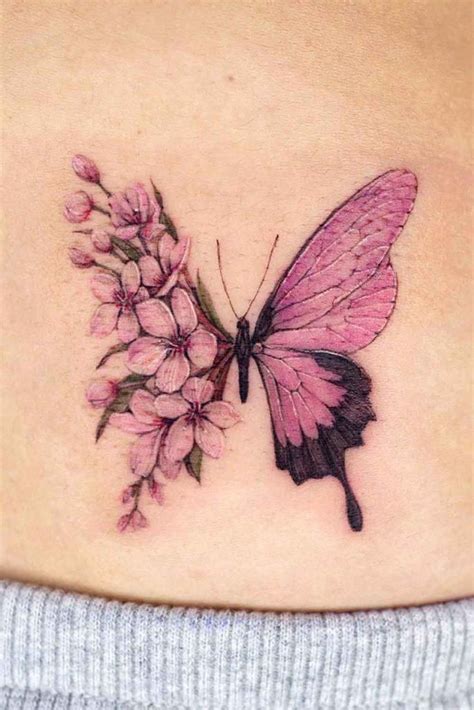 Tender Selection Of Cherry Blossom Tattoo For Your Inspiration ★ Elegant Tattoos, Feminine ...