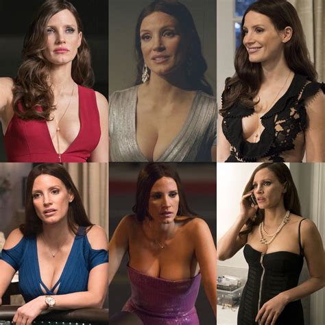 Jessica Chastain In Molly's Game - Famous Nipple