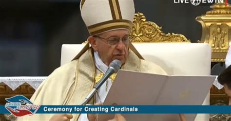 Consistory 2016: Pope Francis' Homily at the Consistory