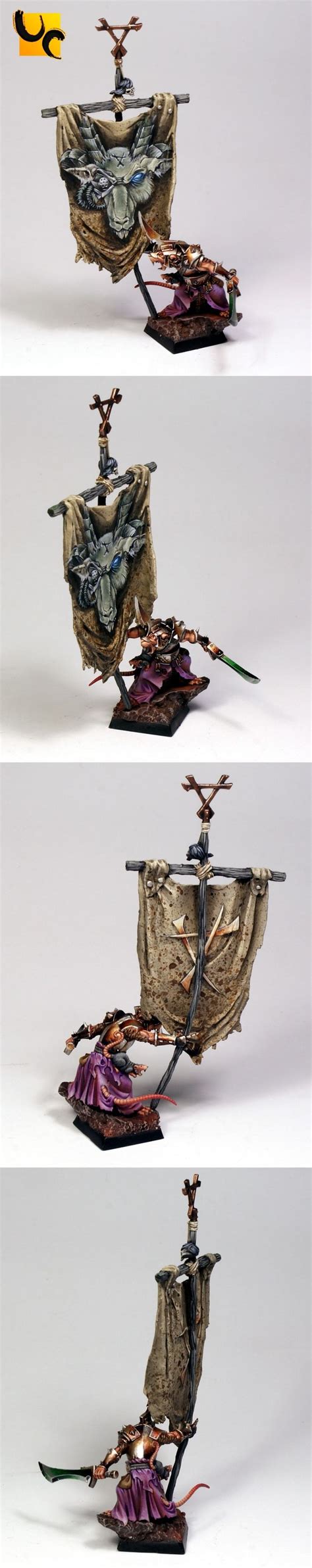 Skaven BSB | Warhammer fantasy battle, Warhammer skaven, Fantasy miniatures