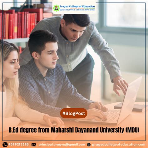 B.Ed Admission from Maharshi Dayanand University (MDU) 2023 – Pragya ...