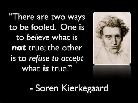 There are two ways to be fooled. One is to believe what is not true ...