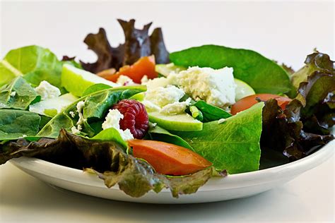 Healthy Fresh Salad In A Plate