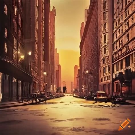 Early 1920s new york cityscape background inspired by buggy malone for ...