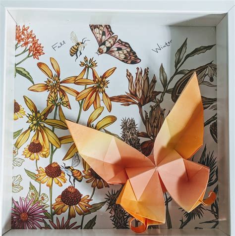 Wall Art Decor Origami butterfly | Etsy