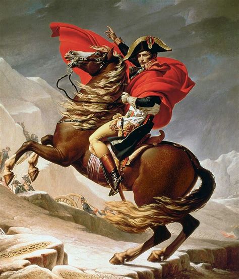 "Napoleão cruzando os Alpes " - Jacques Louis David ( 1748 /1825 ) | Arte del gatto, Dipingere ...