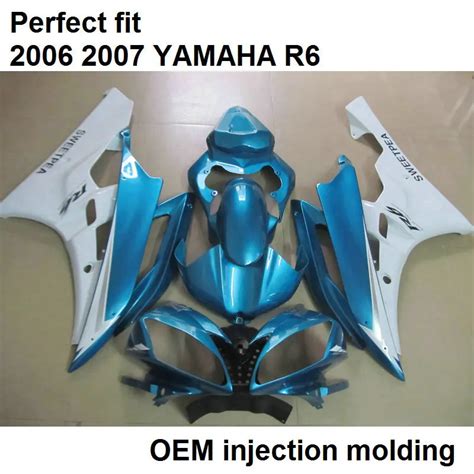 New motorcycle fairing kit for Yamaha Injection YZF R6 2006 2007 glossy ...