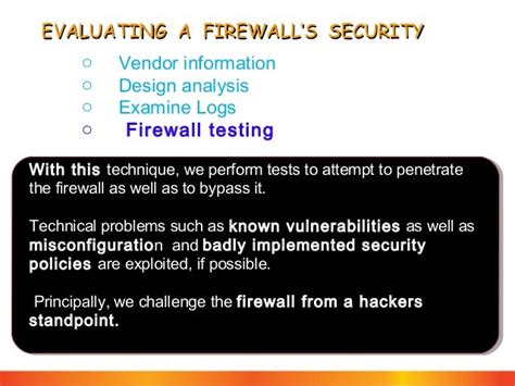 Firewall Penetration Testing