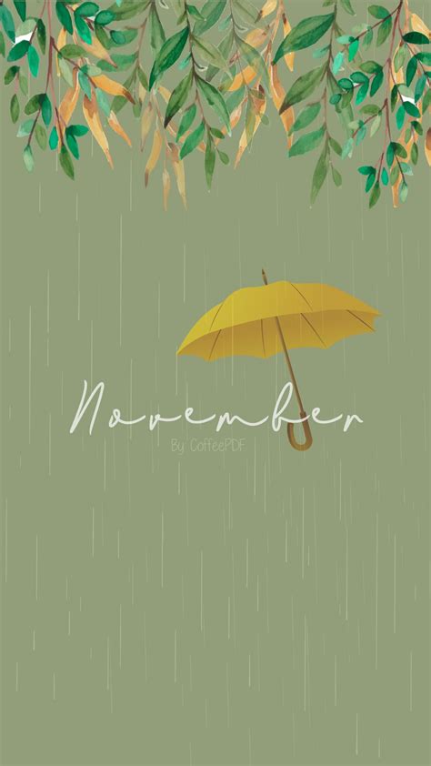 rainy minimal green november wallpaper by coffeepdf 2/5 | November wallpaper, Iphone wallpaper ...