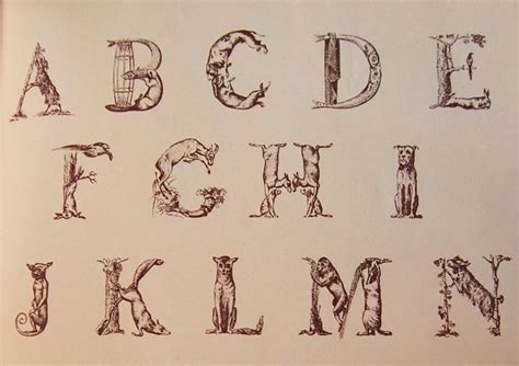 Animal Alphabet | Detail from a 19th- century French alphabe… | Flickr