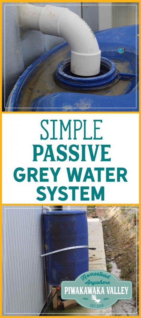 Stop Wasting Water - Set up a Simple Passive Grey Water System | Grey water system, Grey water ...